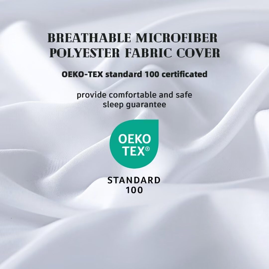 Yiatn Comforters Queen Size, White Duvet Insert, Lightweight Quilt